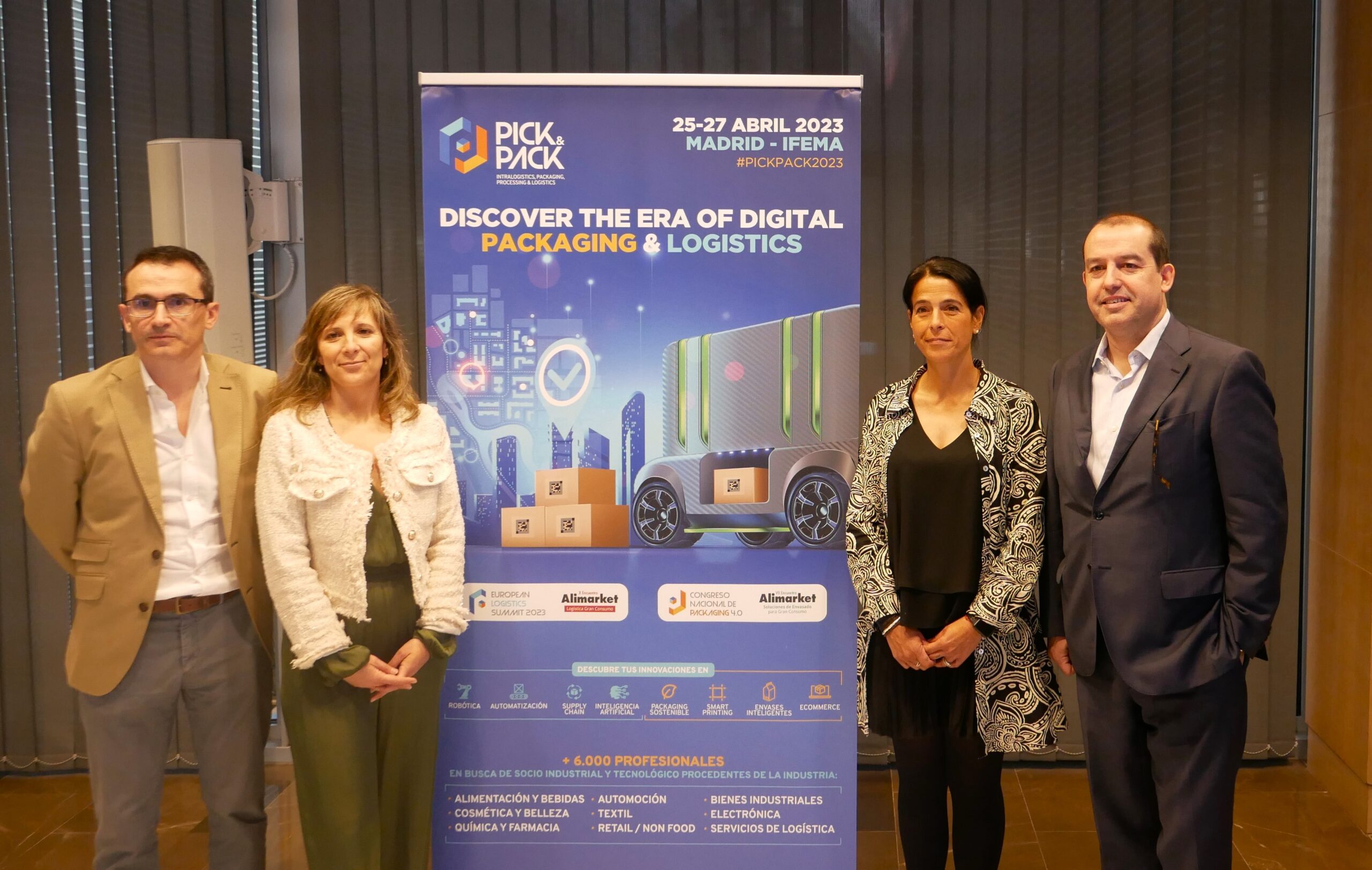 Más de 6.000 profesionales industriales descubrirán en Pick&Pack 2023 la revolución digital y sostenible de la logística, intralogística y packaging